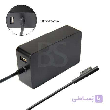 شارژر 60 وات تبلت مایکروسافت مدل Surface Book 2