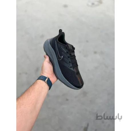 کفش اصلی نایک وین فلو 10 مشکی/توسی Nike Men's Air Zoom Winflo 10 Running Shoes