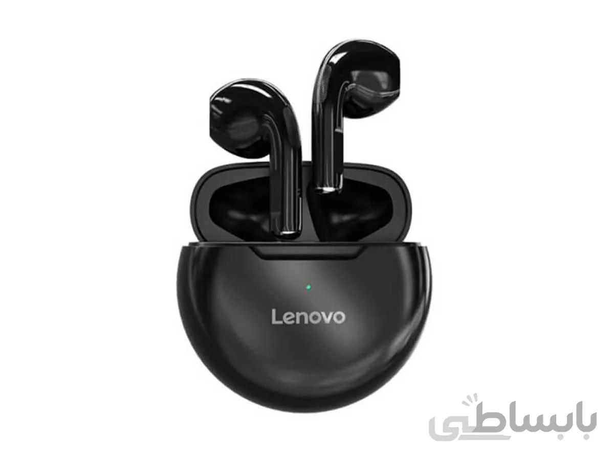 هندزفری بلوتوث دوگوش لنوو Lenovo HT38 True Wireless Stereo HiFi Earbuds ا Lenovo Handsfree HT38Black
