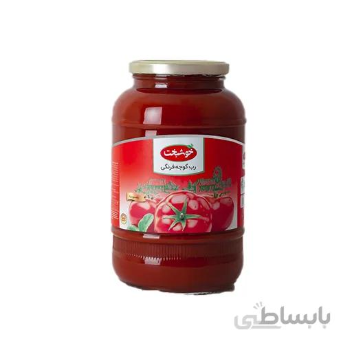 رب گوجه فرنگی شیشه 1500 گرمی خوشبخت