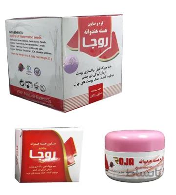 کرم و صابون هسته هندوانه روجا