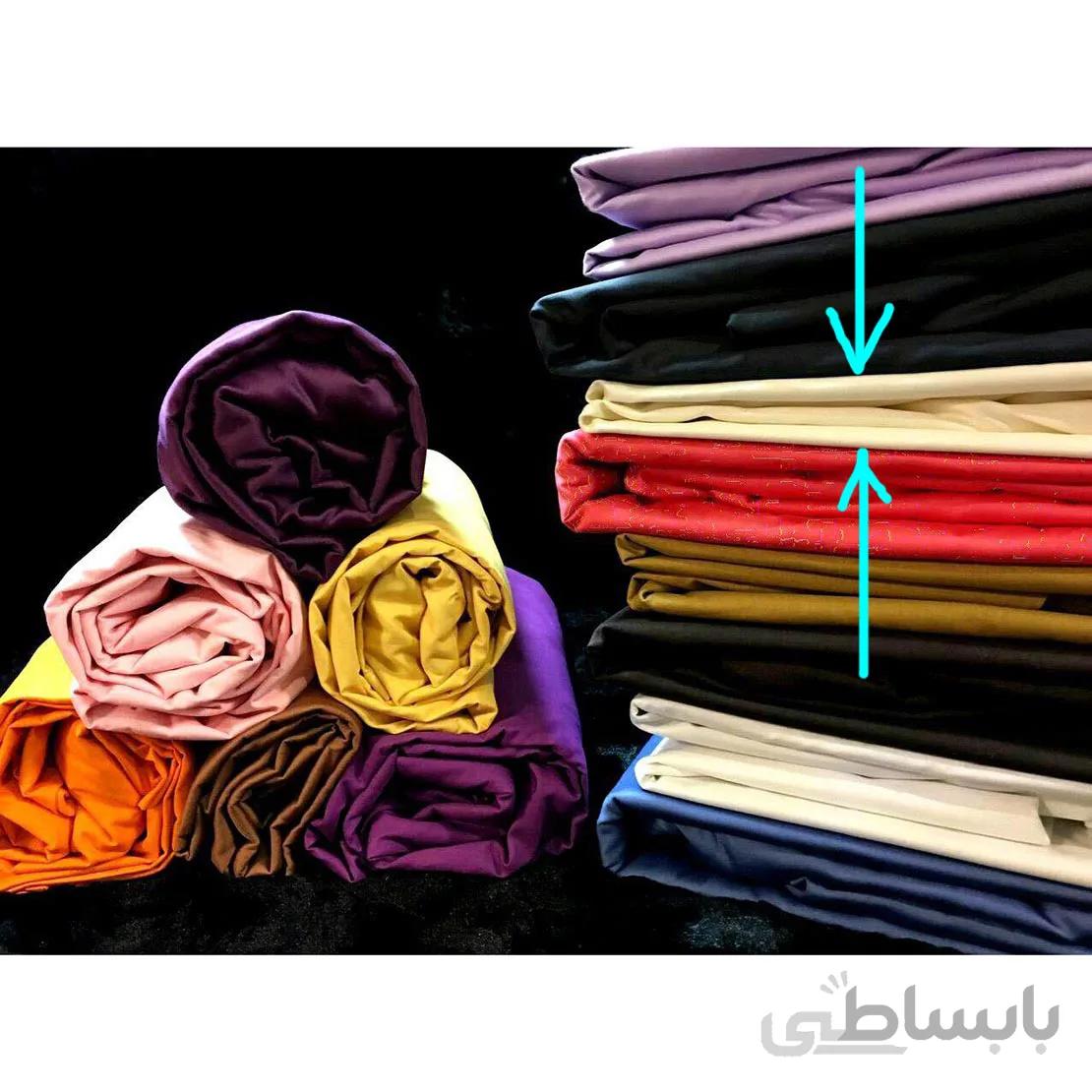 ست ملحفه دو نفره 4 تکه ملرز ساده کرم ساتن