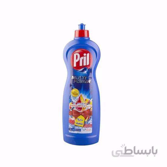 مایع ظرفشویی مولتی پاور پرتقال و گریپ فروت پریل 1 کیلویی