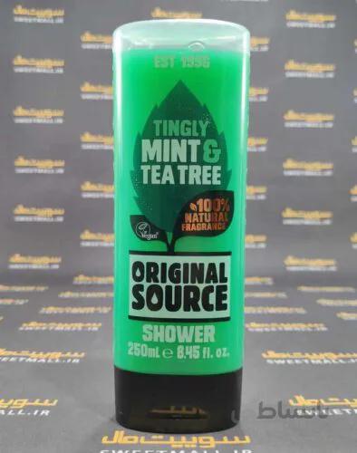 شامپو بدن اورجینال سورس 250 میلی لیتر original source-tingly mint and tea tree