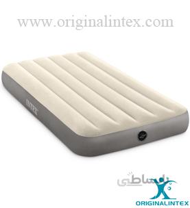 تشک بادی الیاف دار یک نفره اینتکس