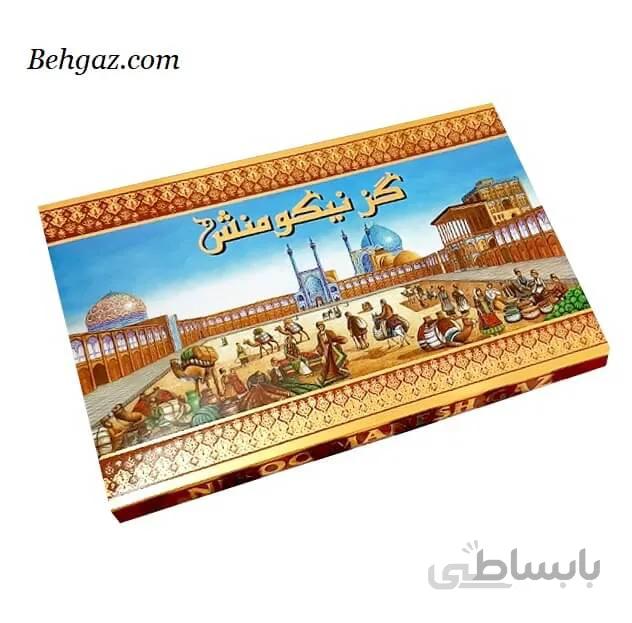 گز نیکو منش 18 درصد مغز پسته لقمه – 350 گرم