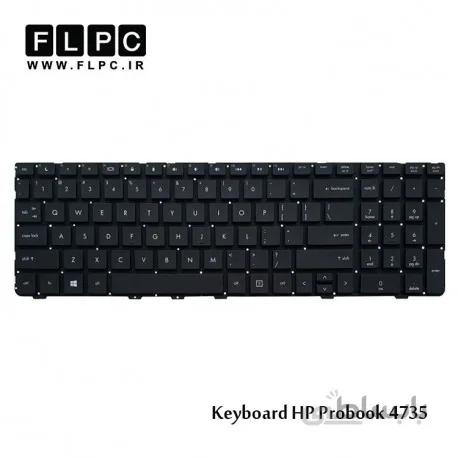 کیبورد لپ تاپ اچ پی 4735 مشکی-اینتر کوچک-بدون فریم HP ProBook 4735 Laptop Keyboard