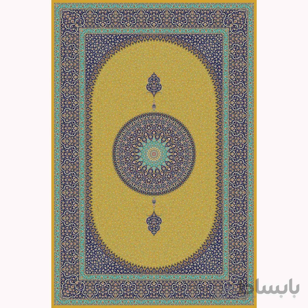 فرش ماشینی حریر کد ۵۰۶۵ طلایی