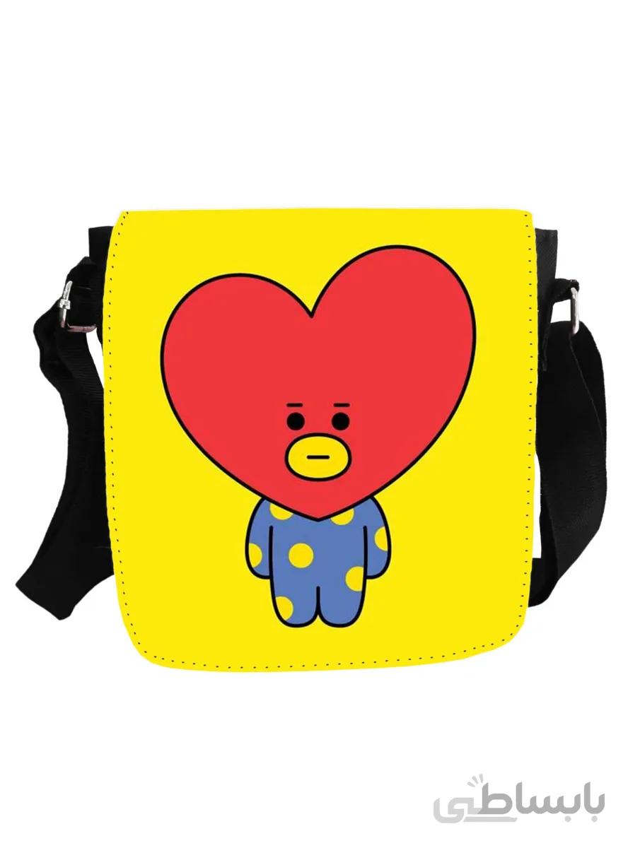 کیف دوشی پاسپورتی طرح bts-bt21 2