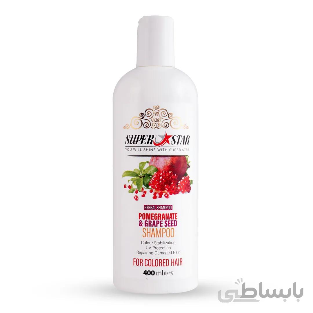 شامپو حاوی عصاره انار و هسته انگور
