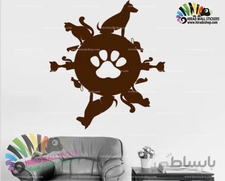 استیکر و برچسب دیواری حیوانات پت شاپ pet shop wallstickers کد h1597