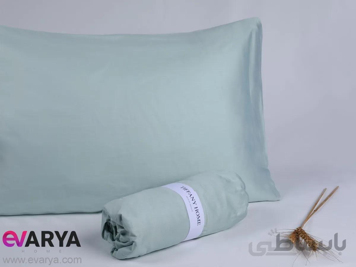 نیم ست ملحفه کشدوزی تک نفره برند TIFFANY HOME دو تکه سایز 200×100