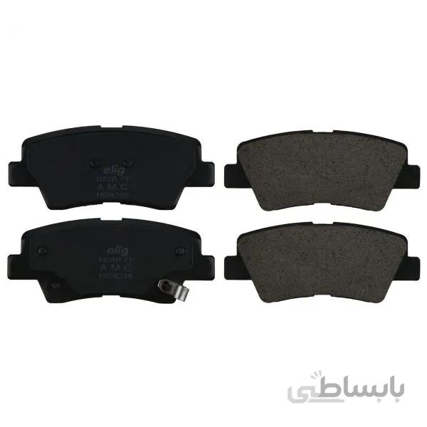 لنت ترمز عقب هیوندای سوناتا 2009 الیگ HB14 ا Elig HB14 Rear Brake Pad For Hyundai Sonata