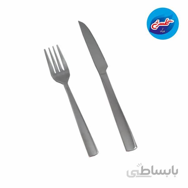 کارد و چنگال استیل شیکاگو نورنبرگ ۶ عدد کارد و ۶ عدد چنگال