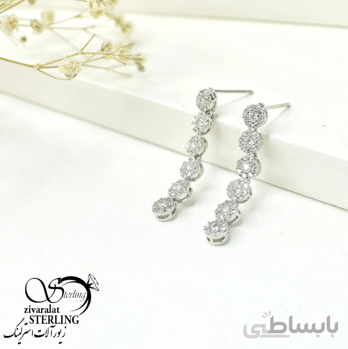 گوشواره زنانه کد 6049