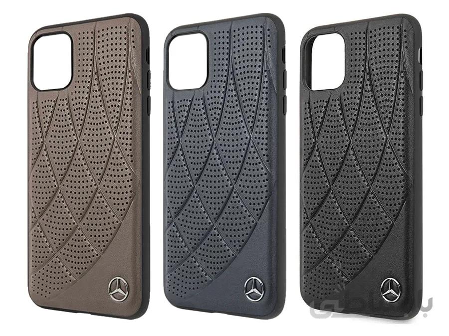 قاب چرمی آیفون 12 و 12 پرو طرح مرسدس بنز CG Mobile iphone 12/12 Pro Mercedes-Benz Leather Case ا CG Mobile iphone 12/12 Pro Mercedes-Benz Leather Case