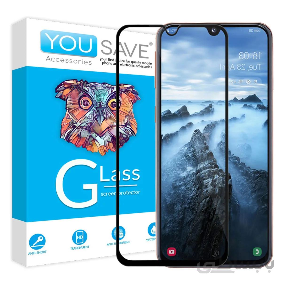 گلس تمام صفحه یوسیو مناسب برای گوشی سامسونگ Galaxy A40