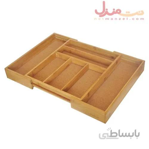 نظم دهنده کشو چوبی بامبو برند بامبوم مدل دیاس