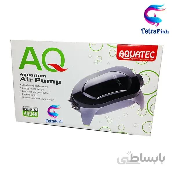 پمپ هوا دو خروجی بی صدا AQ948 آکواتک