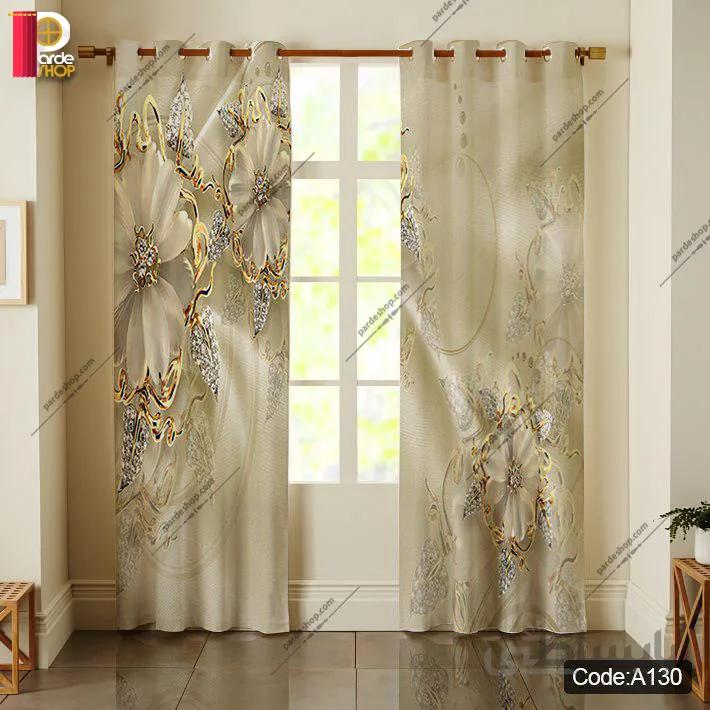 پرده پانچی چاپی کد A130