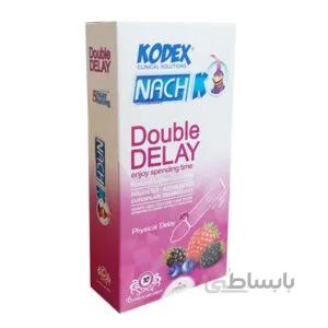 کاندوم تاخیری ناچ کودکس مدل Double Delay بسته ۱۰ عددی