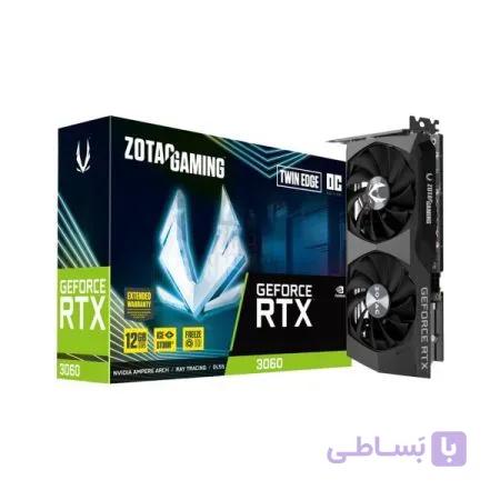 کارت گرافیک زوتک مدل ZOTAC GAMING GeForce RTX 3060 Twin Edge OC – 12GB — تصویر 1