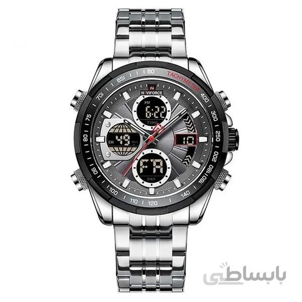 ساعت مچی مردانه نیوی فورس مدل NAVIFORCE NF9197 S/B/GY