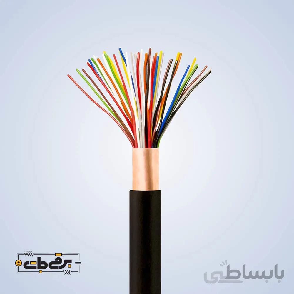کابل20 زوج زمینی 0.6 تمام مس برند مازندران