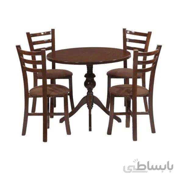 میز و صندلی ناهارخوری ۴ نفره مدل ۶۰۸