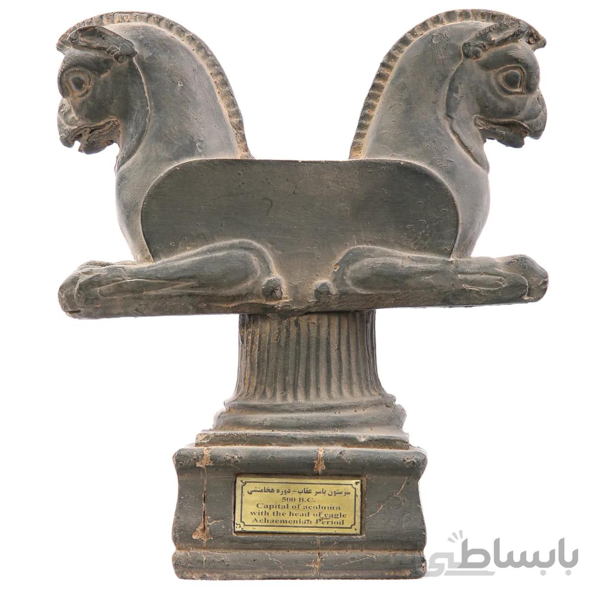 مجسمه تندیس و پیکره شهریار مدل سر ستون عقاب کد MO250