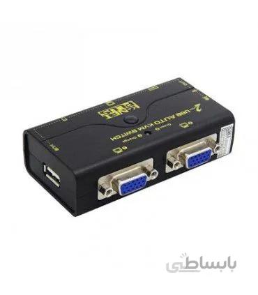کی وی ام سوئیچ 2 پورت VGA اتوماتیک همراه کابل کی نت پلاس ا Knet Plus KVM Switch 2 Port VGA With Cable / KP-U622