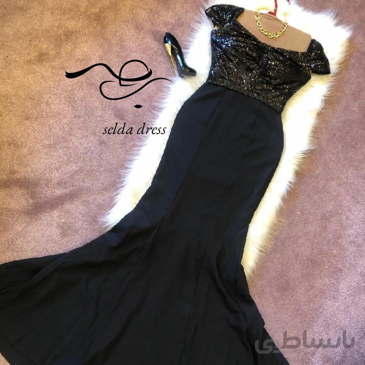 لباس مجلسی زنانه شیک و خاص ۲۰۲۱ جدید ۱۰۶۰ - مشکی / ۳۶ ا 1060
