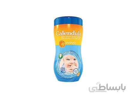 دستمال مرطوب کودک نینو مدل Calendula - بسته 70 عددی ا Nino Calendula Baby Wipes 70pcs