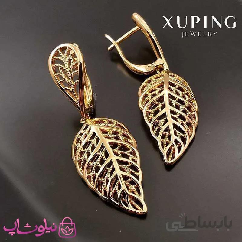 گوشواره اویز ژوپینگ مدل برگ کد 2337