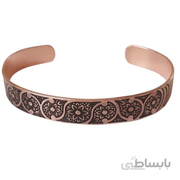 دستبند مسی زیبا مدل هفت گل کد jw49
