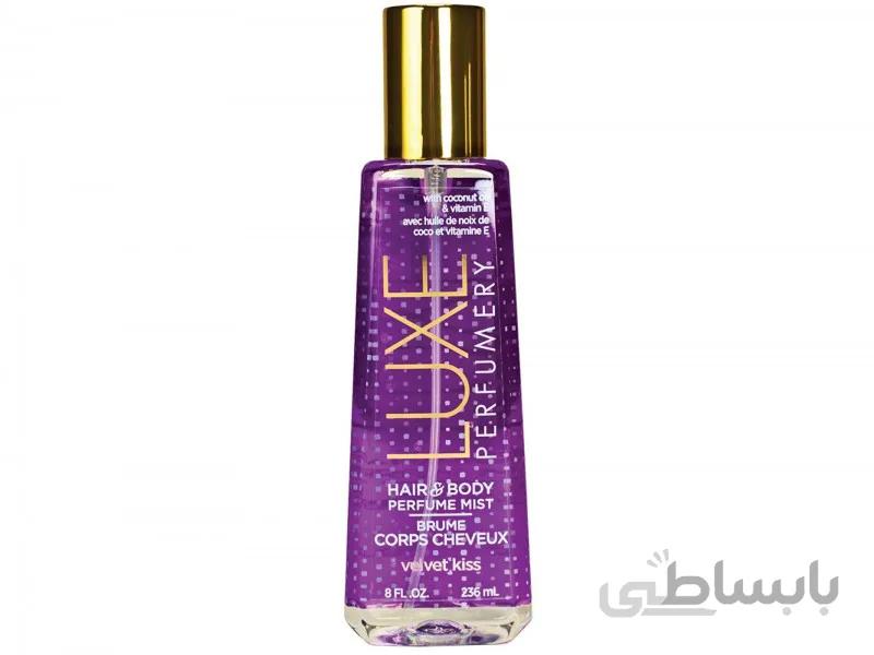بادی اسپلش لوکس مدل velvet kiss حجم 236 میلی لیتر