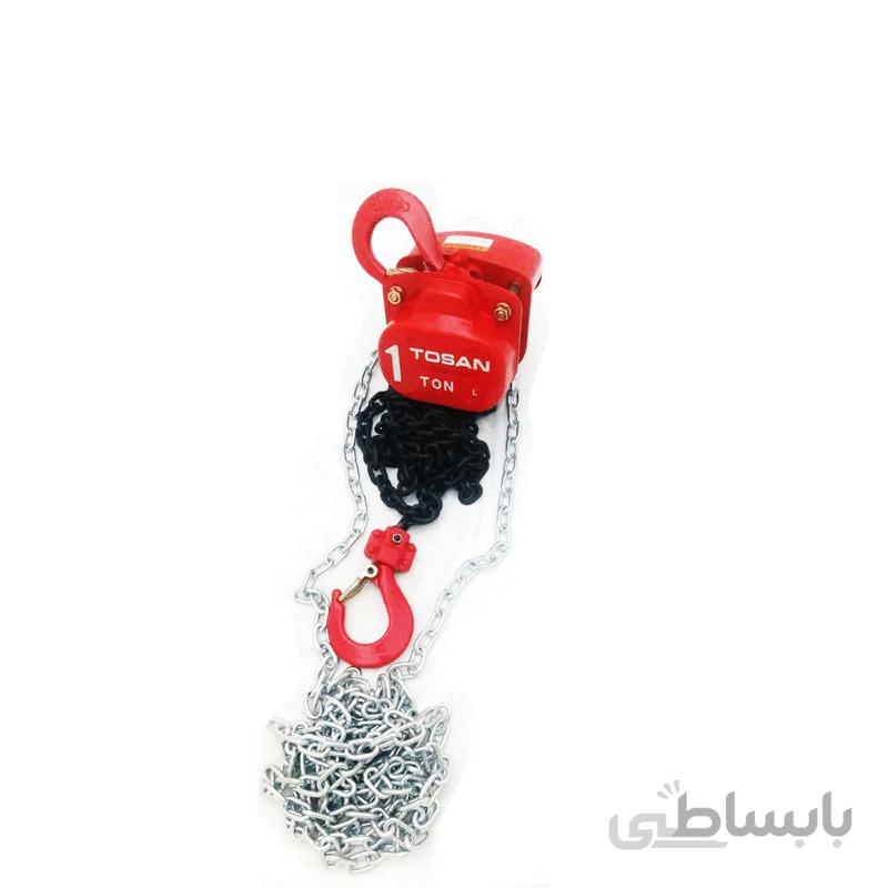 جرثقیل دستی-زنجیری 1 تن توسن مدل 2010CB