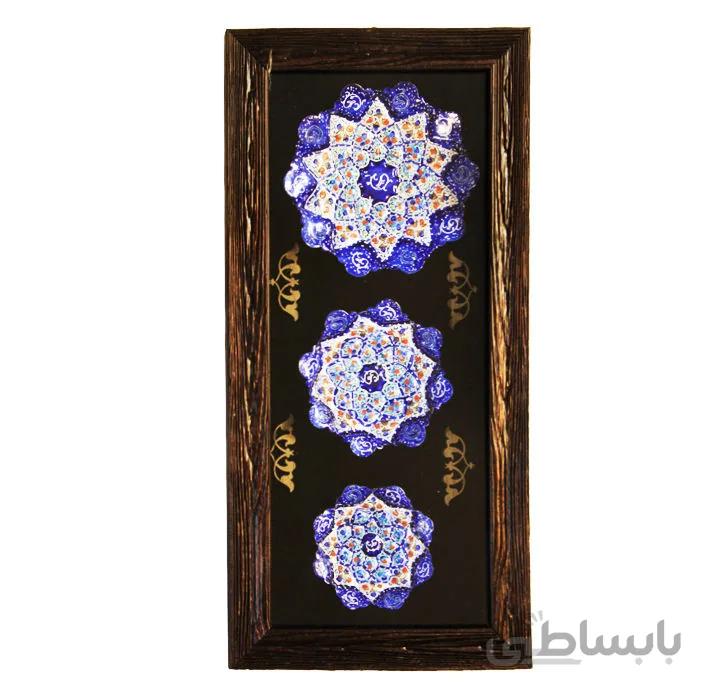 قاب بشقاب میناکاری کد E-09