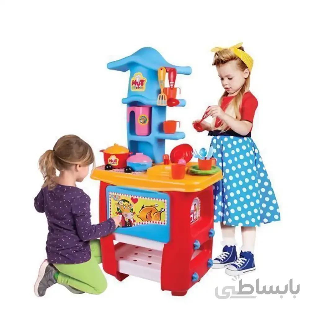 آشپزخانه کودک زرین تویز مدل کلبه کد m4