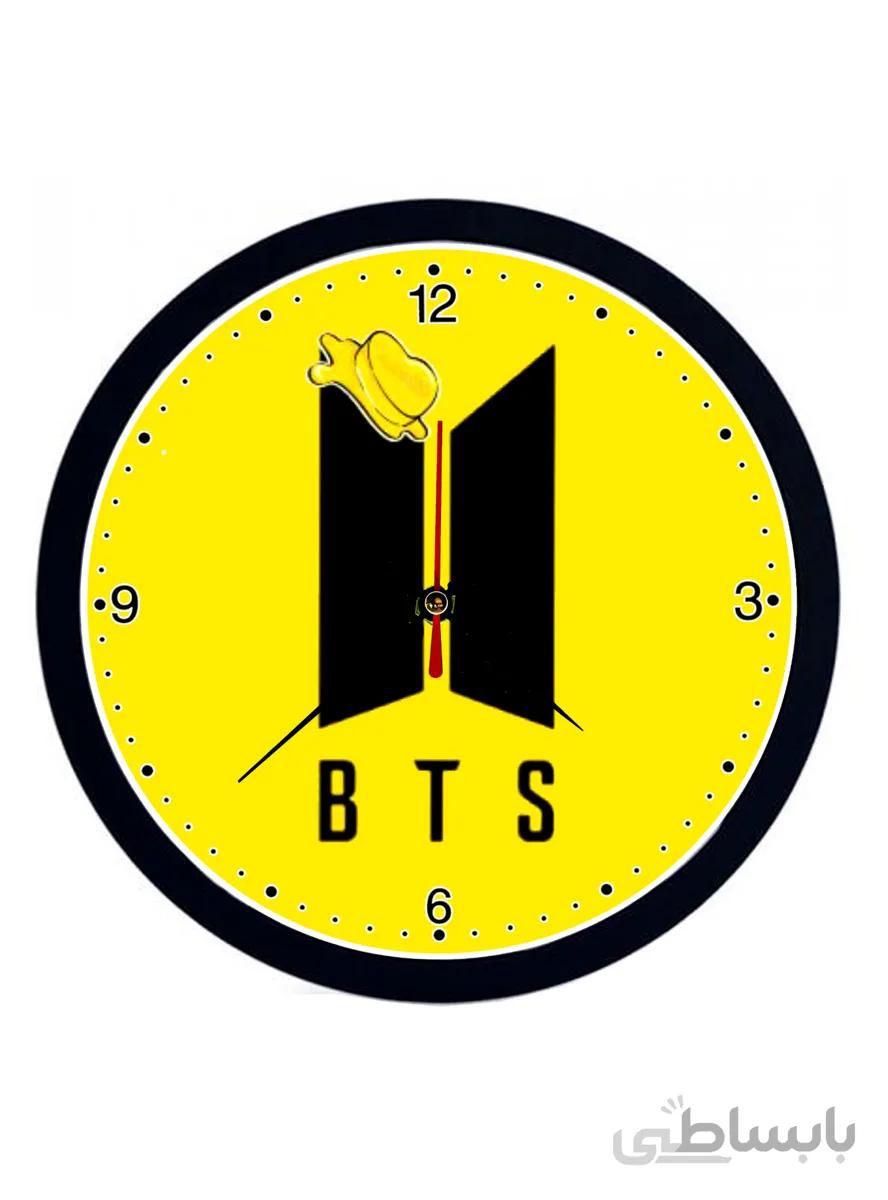 ساعت دیواری طرح bts بی تی اس
