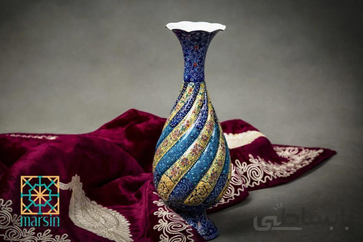 گلدان میناکاری کد 21