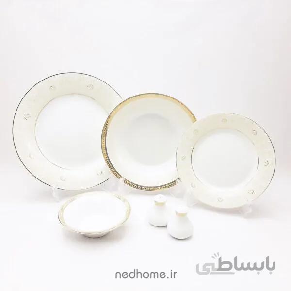 سرویس چینی زرین 35 پارچه مرکاتو