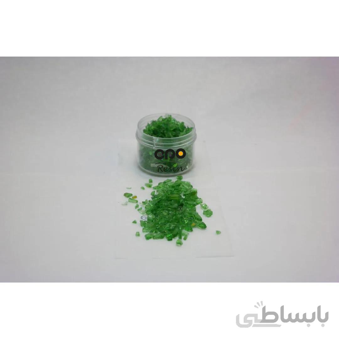 سنگ کریستال سبز روشن