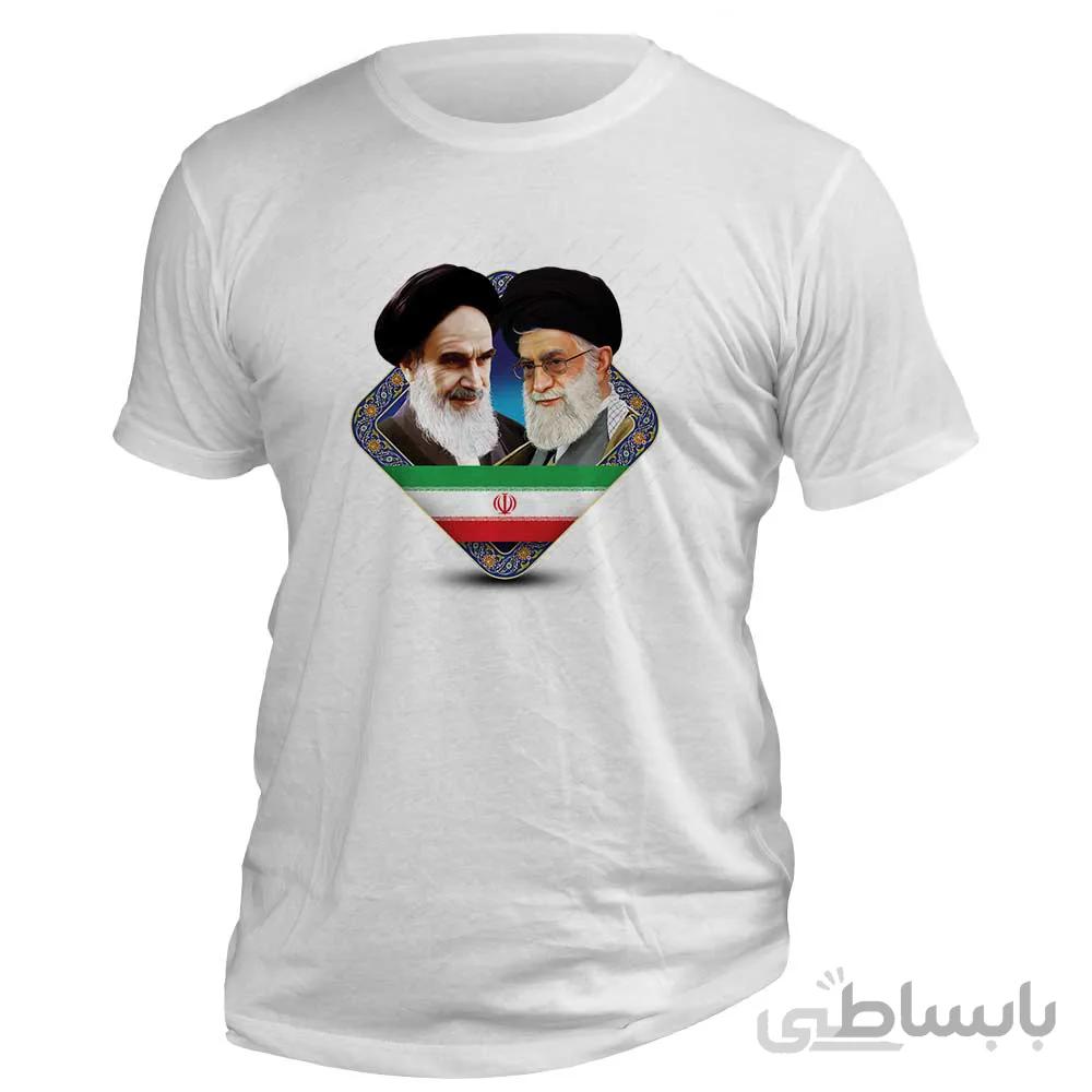 تی شرت عکس امام و رهبری کد 144