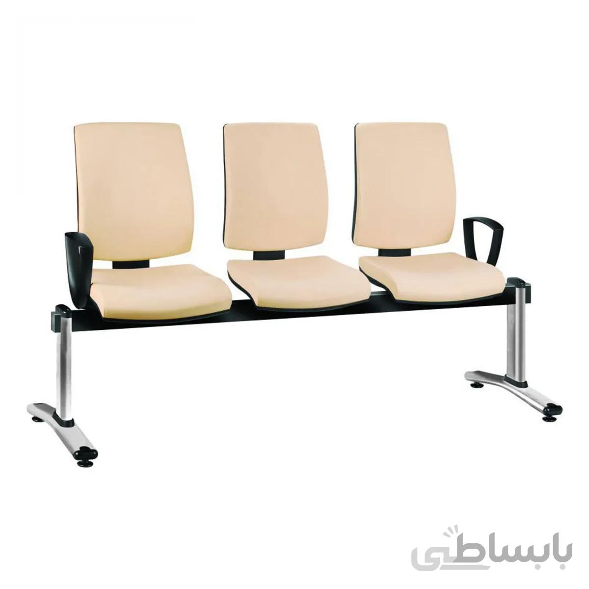 ‌صندلی انتظار سه نفره فلوته مدل WF460P3 داتیس