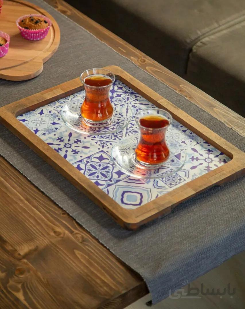 سینی چوبی فانتزی جوی کیچن ترک سایز بزرگ کد 1103