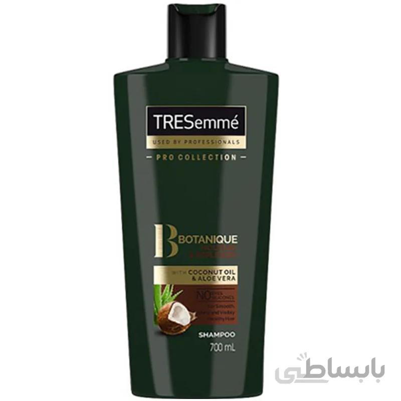 شامپو روغن نارگیل و آلوئه ورا ترزمه700 میل -Tresemme