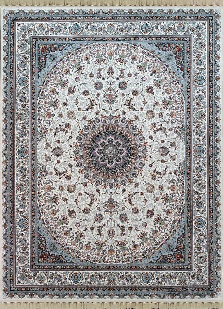 فرش طرح دستباف تبریز کرم 1200 شانه