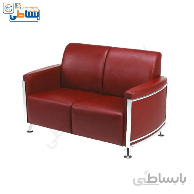 مبل دو نفره رایانه صنعت مدل آرامیس کد F923P2 دسته چرمی ا Rayaneh Sanat Aramis F923P2 Office Furniture