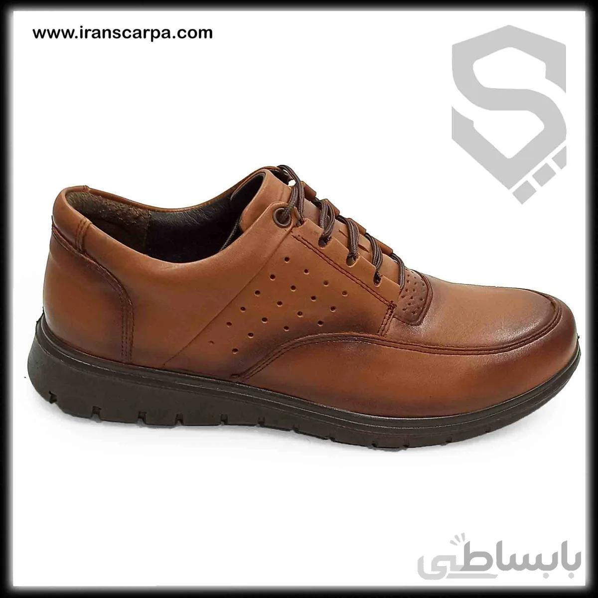 کفش اسپرت چرم مردانه مدل بروزا
